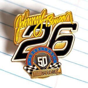 Johnny Benson 50th Anniversary Nascar Racing Lapel Hat Pin Enamel 50 Years #26